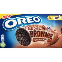 Печенье шоколадное Oreo Choco Brownie со вкусом брауни, 176 г